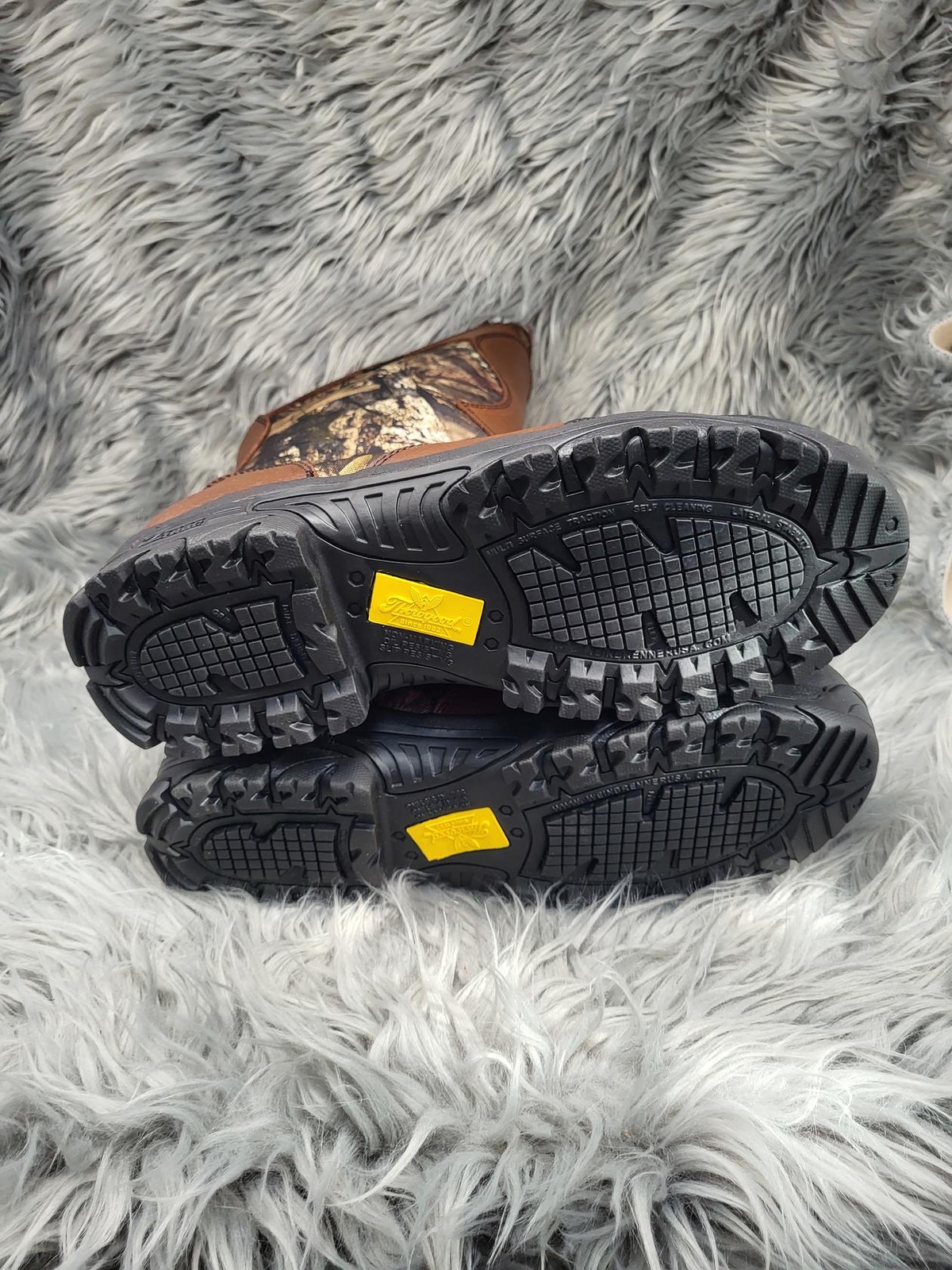 Thorogood Men's Waterproof 17” SideZip Snakebite Boots Mossy Oak 10.5M