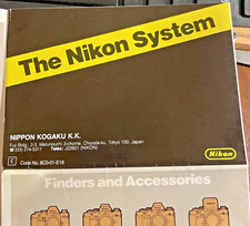 Nikon System Camera Brochure Early 1980s EUC