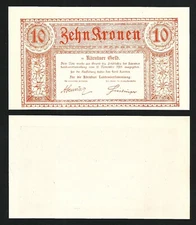 Austria 10 Kronen 1918, UNC, P-S102