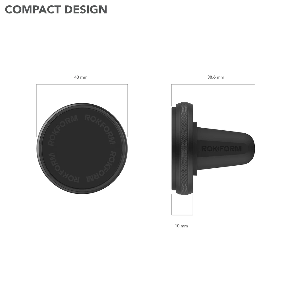 Soporte para teléfono Rokform Super Grip montaje en ventilación con tecnología magnética Foto 2 de 4
