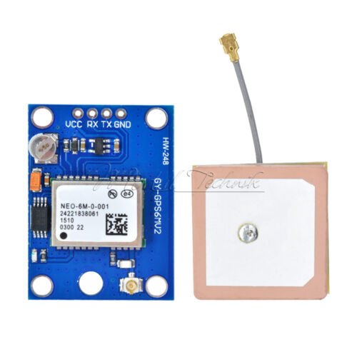 Neo-6M GPS Modul GY-GPS6MV2 für Arduino Raspberry Pi Multiwii APM Naze32 Flip32 - Bild 4 von 10