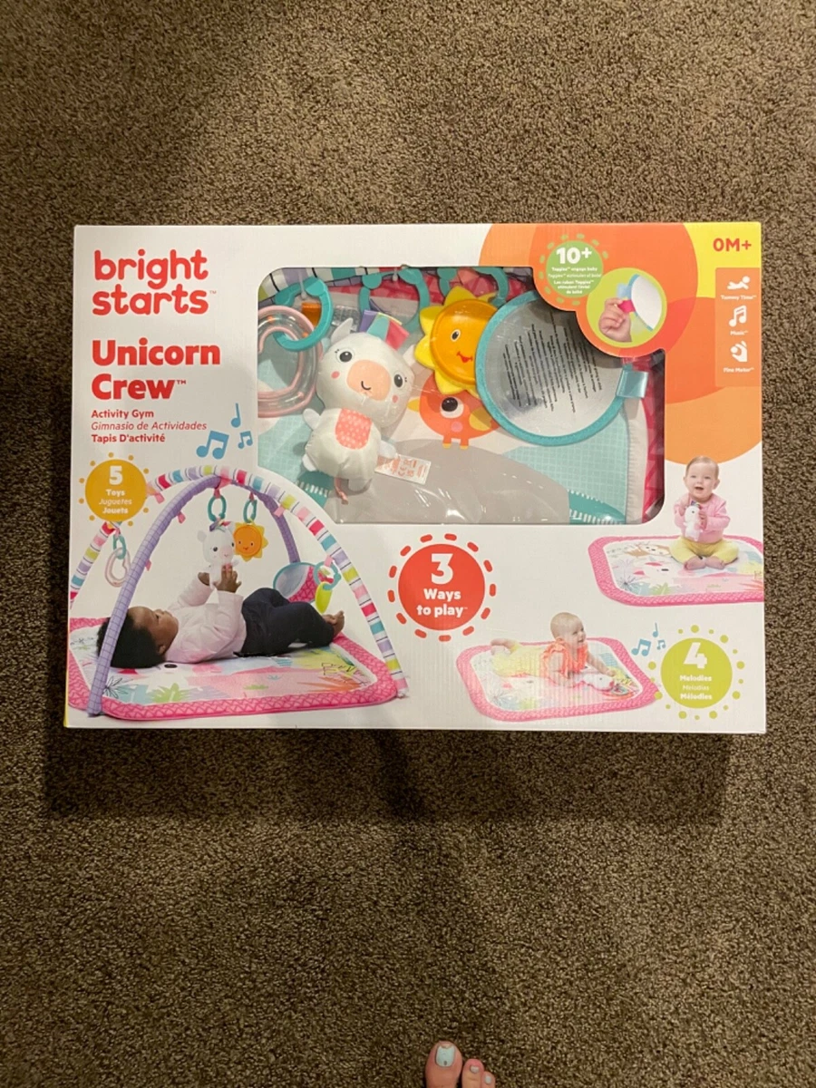 Bright Starts Unicorn Crew Play Mat Activity Gym New in box eBay