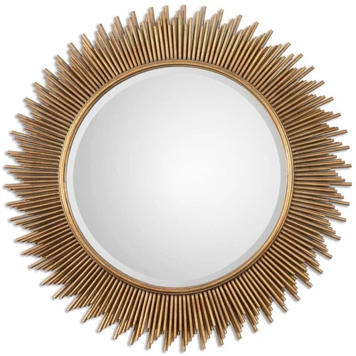 Uttermost 08137 Gold Marlo 36" Wall Mirror - Picture 1 of 2