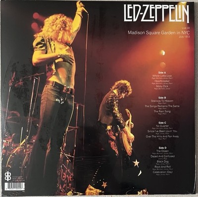 Led Zeppelin Live in NYC July 1973 2xLP Vinyl LP SEALED