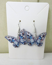 Beautiful Butterfly Colorful Dangle Earrings Handcrafted New