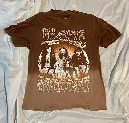 60s Heavy Metal Band Black Sabbath Concert Tour Band T S Vintage vintage concert t-shirt, vintage, single stitch, B+ condition