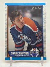 1989-90 O-Pee-Chee #99 Craig Simpson Edmonton Oilers