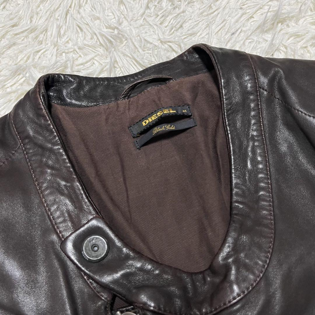 00s Y2K Diesel Archive Leather Jacket M Vintage Moto Rare | eBay