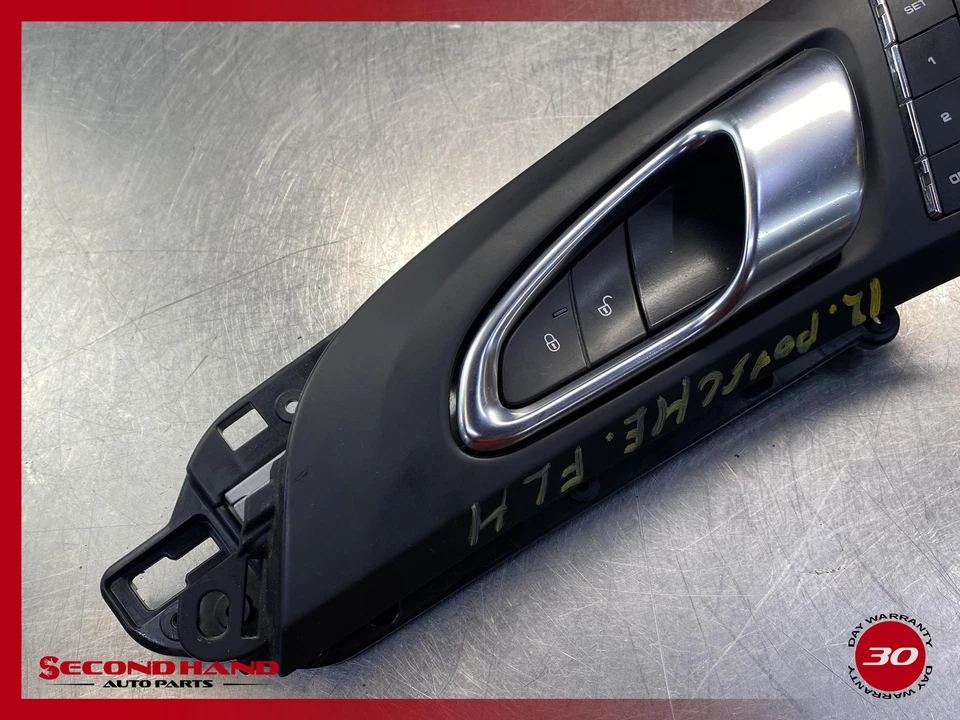 Manija de puerta interior delantera izquierda conductor Porsche Cayenne 11-14 con interruptor de asiento Foto 3 de 4