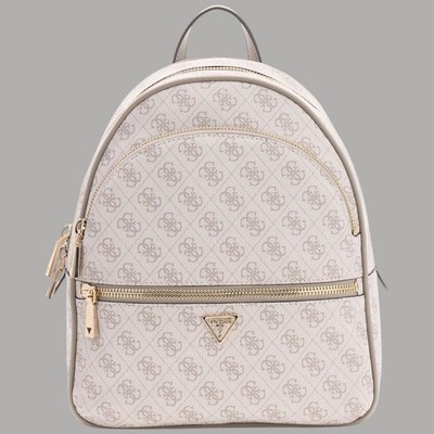 GUESS Damen Manhattan Logo 4G Rucksack Taupe Beige HWSG7118330 Original