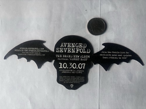 Sevenfold 1 sticker,) (skull bat) + Free flag sticker - Picture 3 of 3