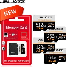 NEW Memory Card 128GB Class10 High Speed TF Flash Cards U3 V30 Micro SD Card 512