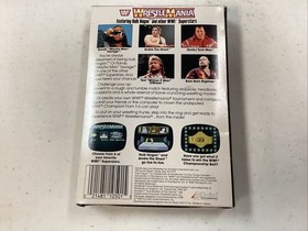 WWF WrestleMania (NES, 1988) CIB Manuale Reg Card POSTER Testato