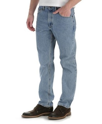 Lee Regular Fit Jeans Men`s Size Light Stone 100% Cotton W31 L30 Straight Leg