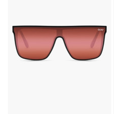 NEW RARE Quay Nightfall bronze pink shield sunglasses