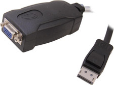 C2G 54129 DisplayPort 1.1 Male to HD15 VGA Female Adapter Cable NEW FREE S H