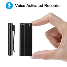 Ultra Thin Mini Digital Voice Recorder Super Sensitive Microphone MP3 Player