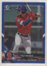2018 Bowman Chrome Prospects Blue Refractor 28/150 Cole Brannen #BCP154 j2c