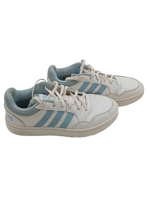 adidas Hoops Sneaker Low Damen Größe 38 Weiß Hellblau Sportschuhe