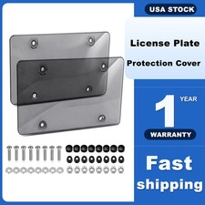 Number Plate Cover Frame Trunk Lid Fit For Universal Car Suv Pickup 6 X 12 In