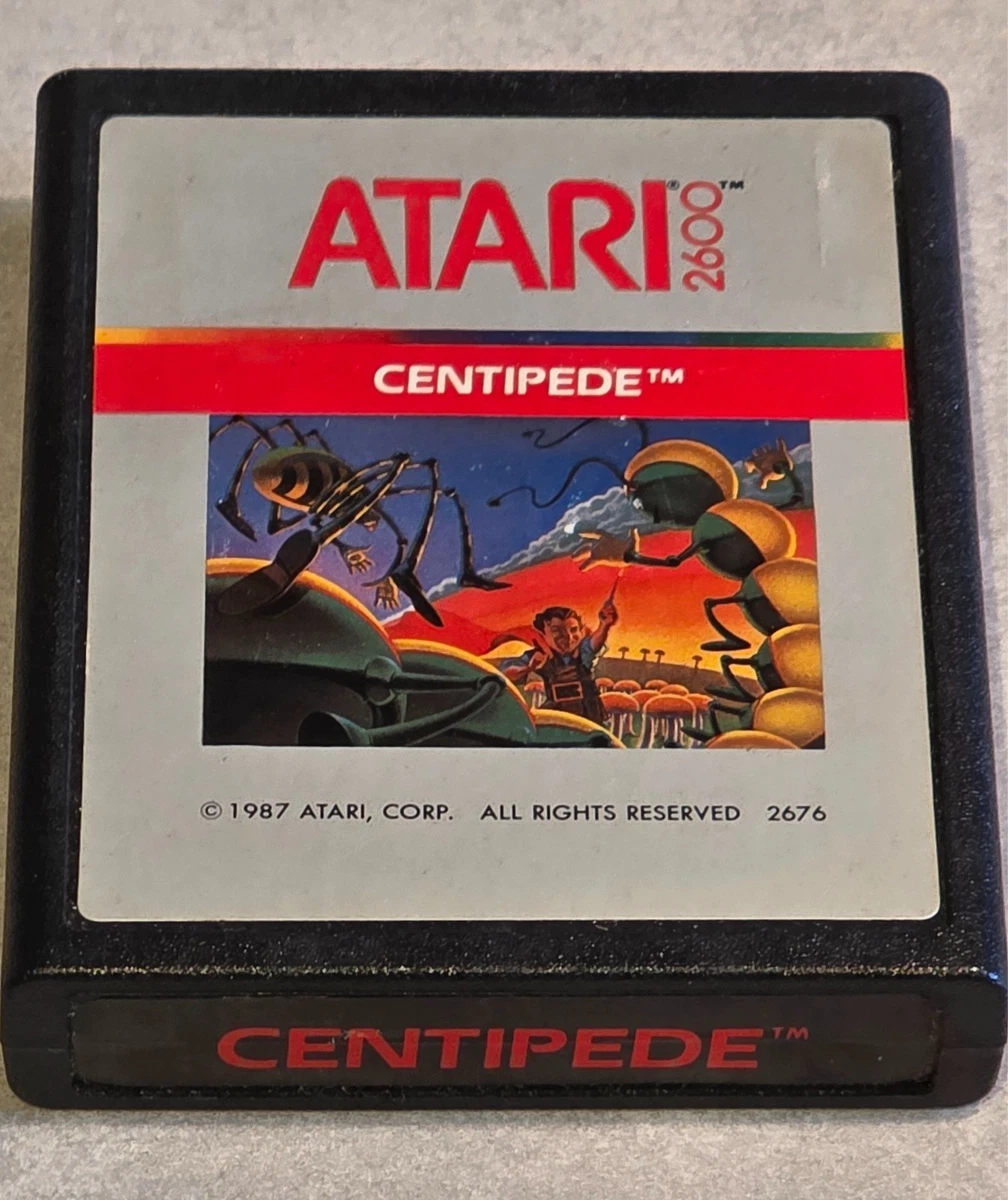 sep28--- Jeu vidéo Jouet Vintage ATARI 2600 CENTIPEDE