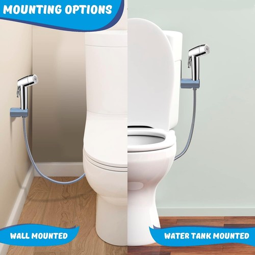 Multi-Functional Toilet Bidet with Adjustable Hose - Perfect for Home & Travel - Picture 8 of 10