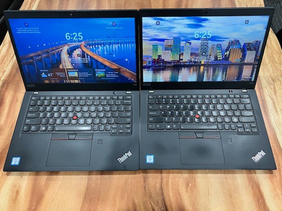 (LOT of 2) Lenovo ThinkPad X390 i5-8365U 16GB 256GB NVMe Windows 11 Pro