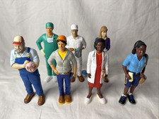 Lakeshore Learning Community Block Play People Workers Career Lot of 7 Figures