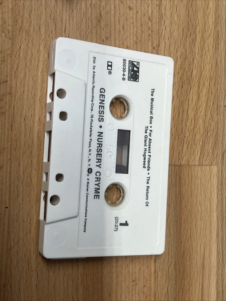 Vintage 1971 Genesis Nursery Cryme Cassette Atlantic Recording Corporation Works - Image 3 of 4