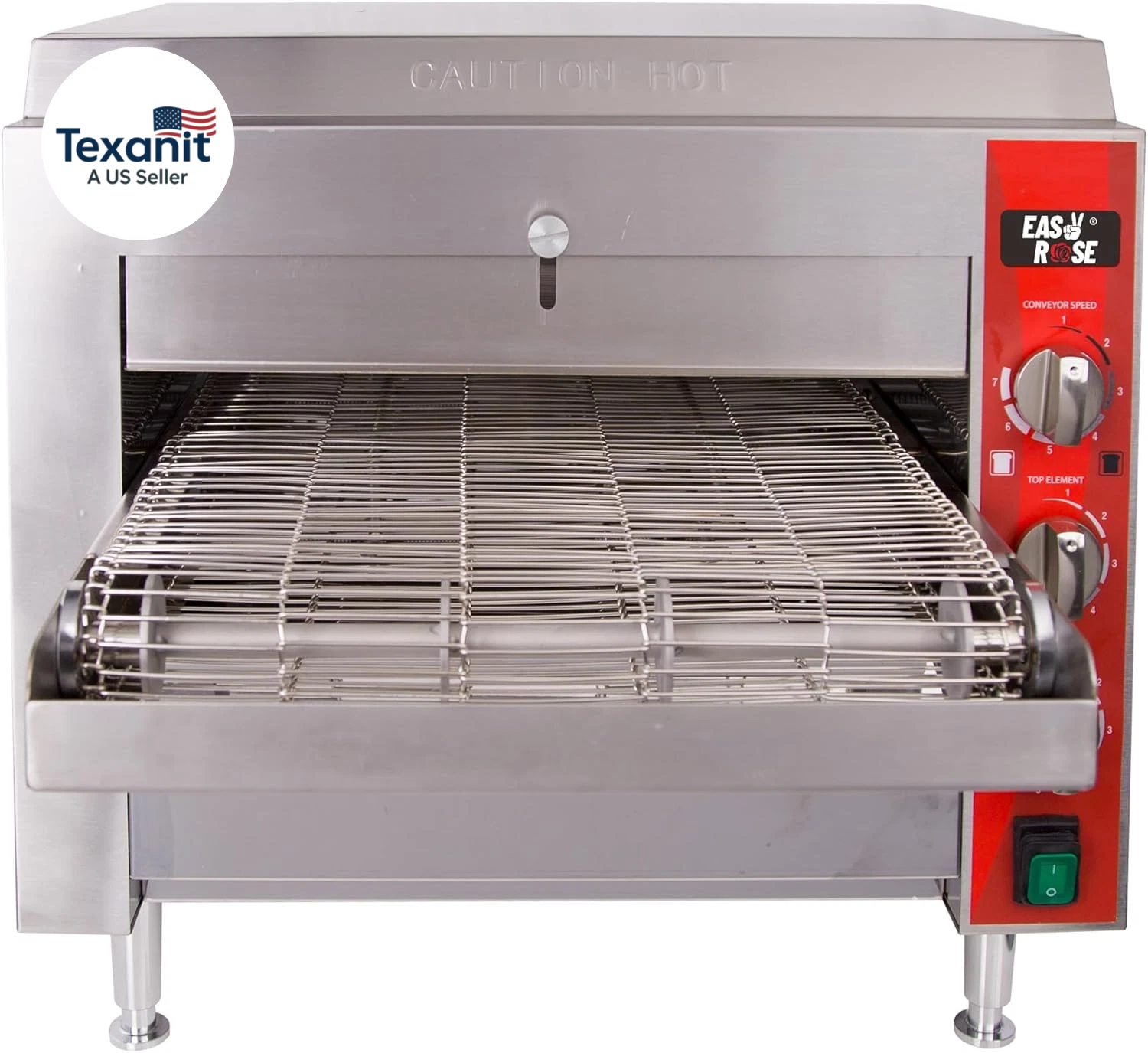 14″ Commercial Conveyor Pizza Oven, 3500W 208V Countertop Electric Oven with 14-