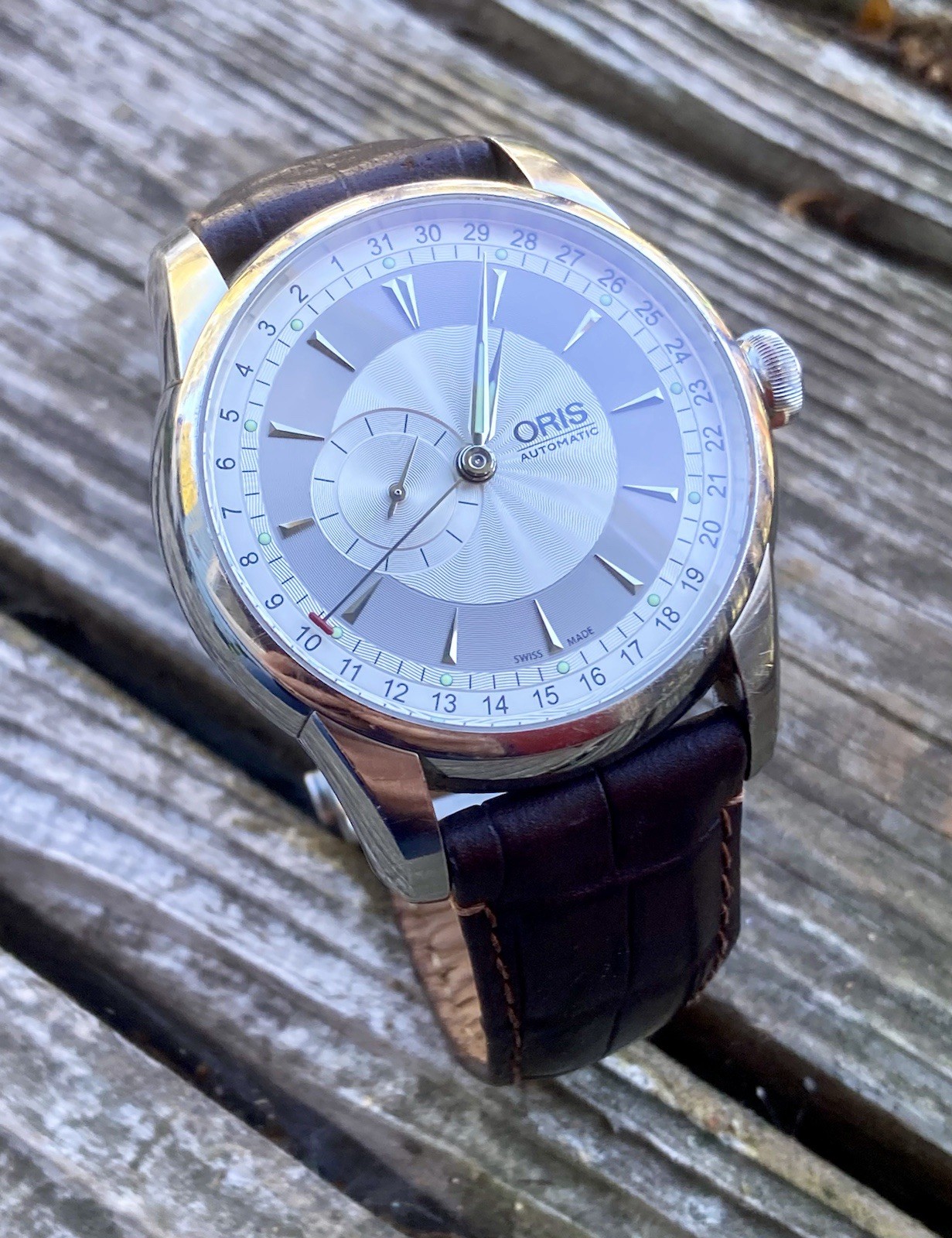 Oris Artelier Small Second Pointer Date 7597 Auto… - image 1