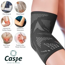 Caspe Elbow Brace Compression Support Sleeve Arthritis Tendonitis Joint Pain 2X
