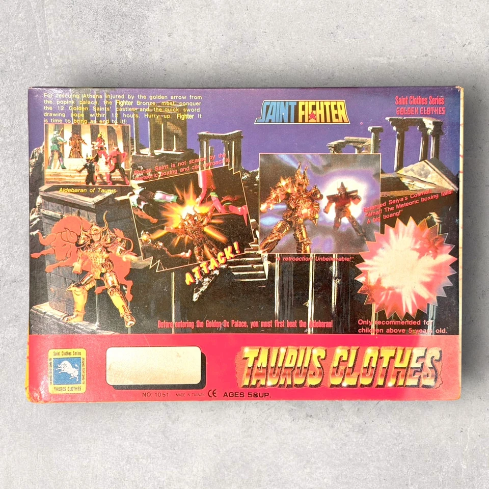 (Box Damaged) 1990's Vintage Saint Seiya NO-1051 Gold Saints Taurus Aldebaran - Image 3 of 4