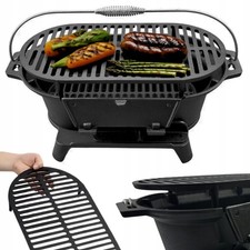 HAGE Hibachi Holzkohlegrill Gusseisen Grillrost 43x23 cm Tischgrill BBQ …