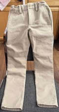 Gap Kids Boy's Size 8 Slim Beige Khaki Cotton Blend Dress Slacks Pants