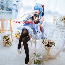 Genshin Impact Ganyu Cosplay Costume Anime Women Girl Maid Dress Halloween GIFT