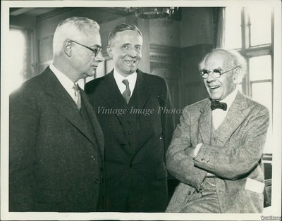 1936 Prof Robert R Mcmath Dr F E Wright Natl Academy Sciences Science Photo 7x9