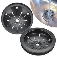 2 Pack Garbage Disposal Splash Guard 3-1/8 Inch Collar Sink Baffle Garbage Di...