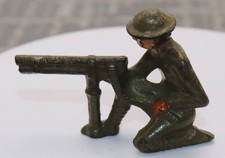 Barclay Manoil Soldier with Machine Gun Made in USA Lead Figure