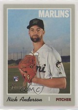 2019 Topps Heritage High Number Nick Anderson #692 Rookie RC pu9
