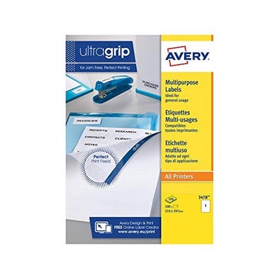 AVERY Zweckform Universal-Etik.210x297 100St (UK IMPORT) ACC NEW