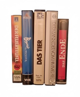 HORROR VHS Verleihkassetten Raritäten