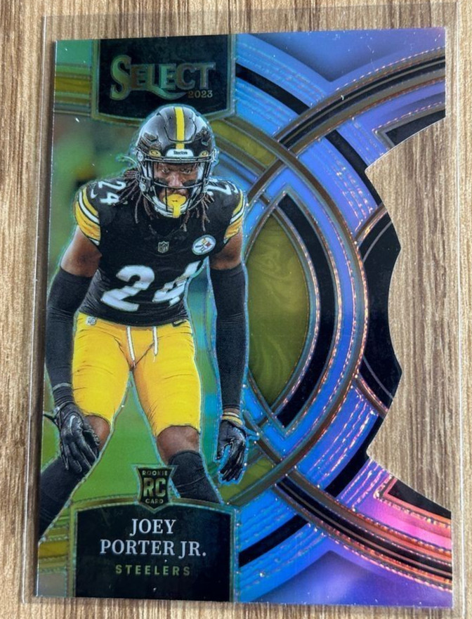 2023 SELECT SILVER DIE-CUT ROOKIE PREMIER JOEY PORTER JR STEELERS