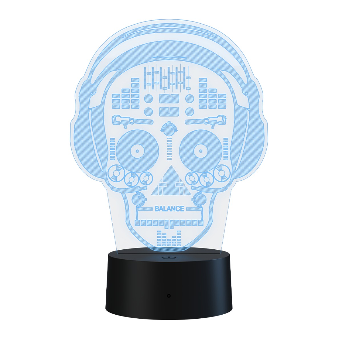 Qware 3D LED Lampe RGB-