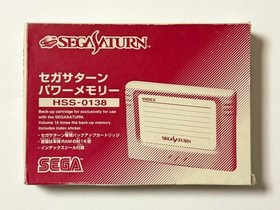 Power Memory White Sega Saturn SS NTSC-J Japan Import Backup Storage Case