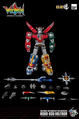Threezero Voltron Defender Of The Universe ROBO-DOU Voltron Figure Anime New