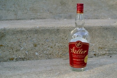 Weller Antique 107 Wheated Bourbon EMPTY Bottle Red Label Single Barrel Select