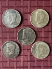 1964 5 Kennedy Half Dollar Silver 90% In Awesome Condition