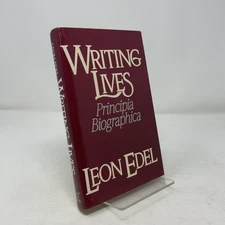 Writing Lives by Leon Edel HC First Thus  Like New 1984