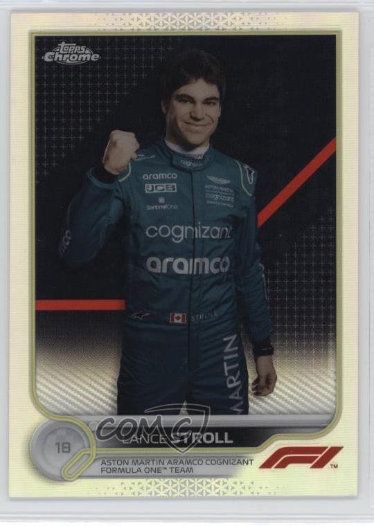 2022 Topps Chrome Formula 1 F1 Racers Refractor Lance Stroll #48 13c1